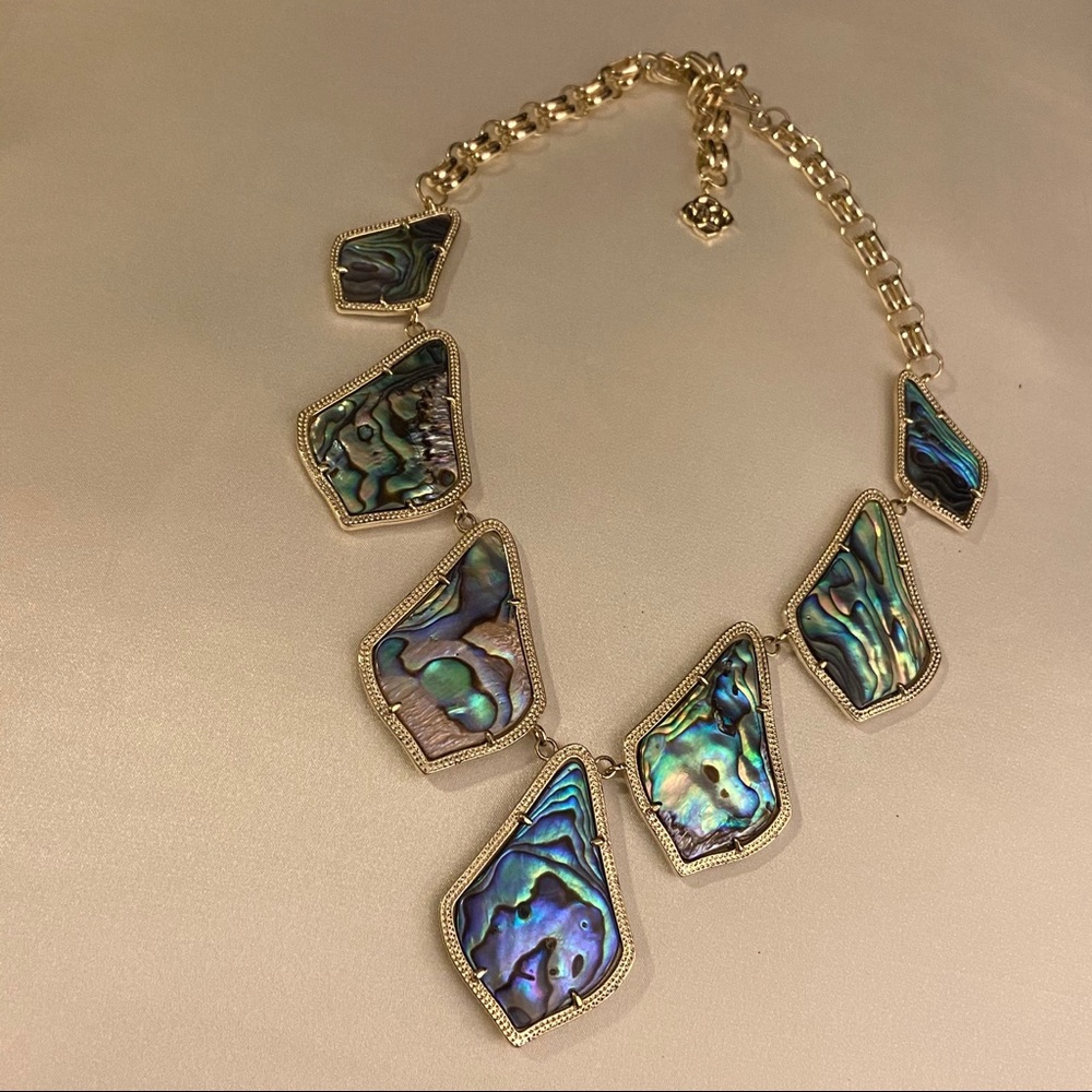 Kendra Scott Kensey Abalone Statement Necklace